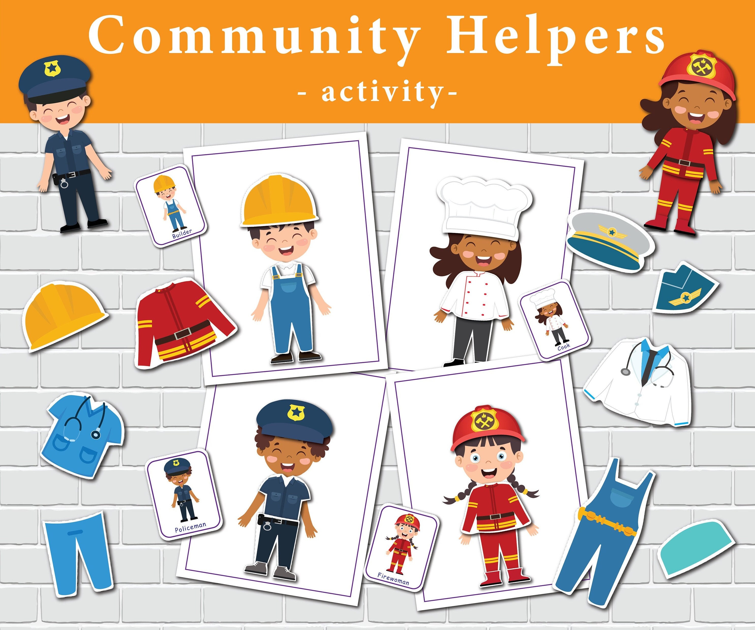 practical community helper outfit designs