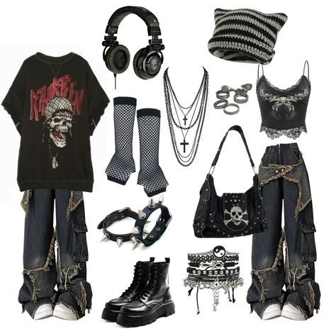 Punk outfit ideas 0025