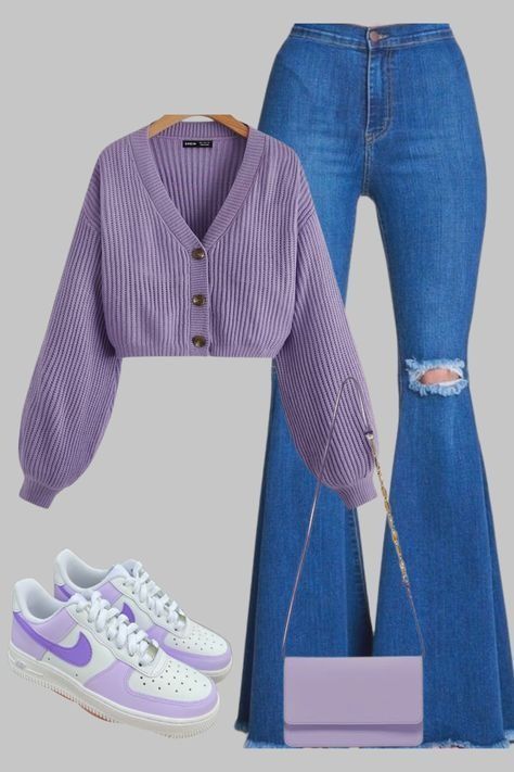 purple and yellow outfit ideas 0013