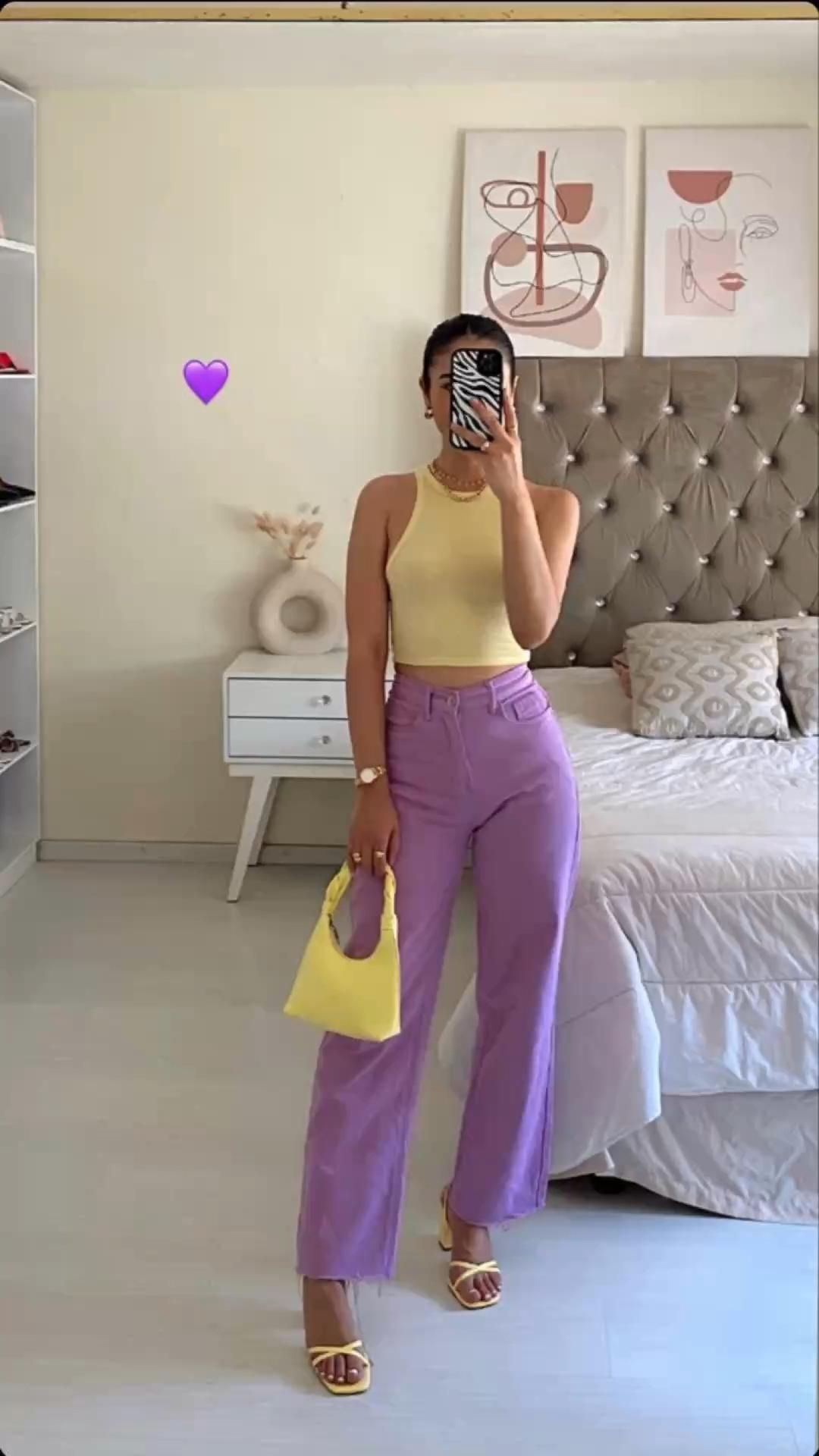 purple and yellow outfit ideas 0016