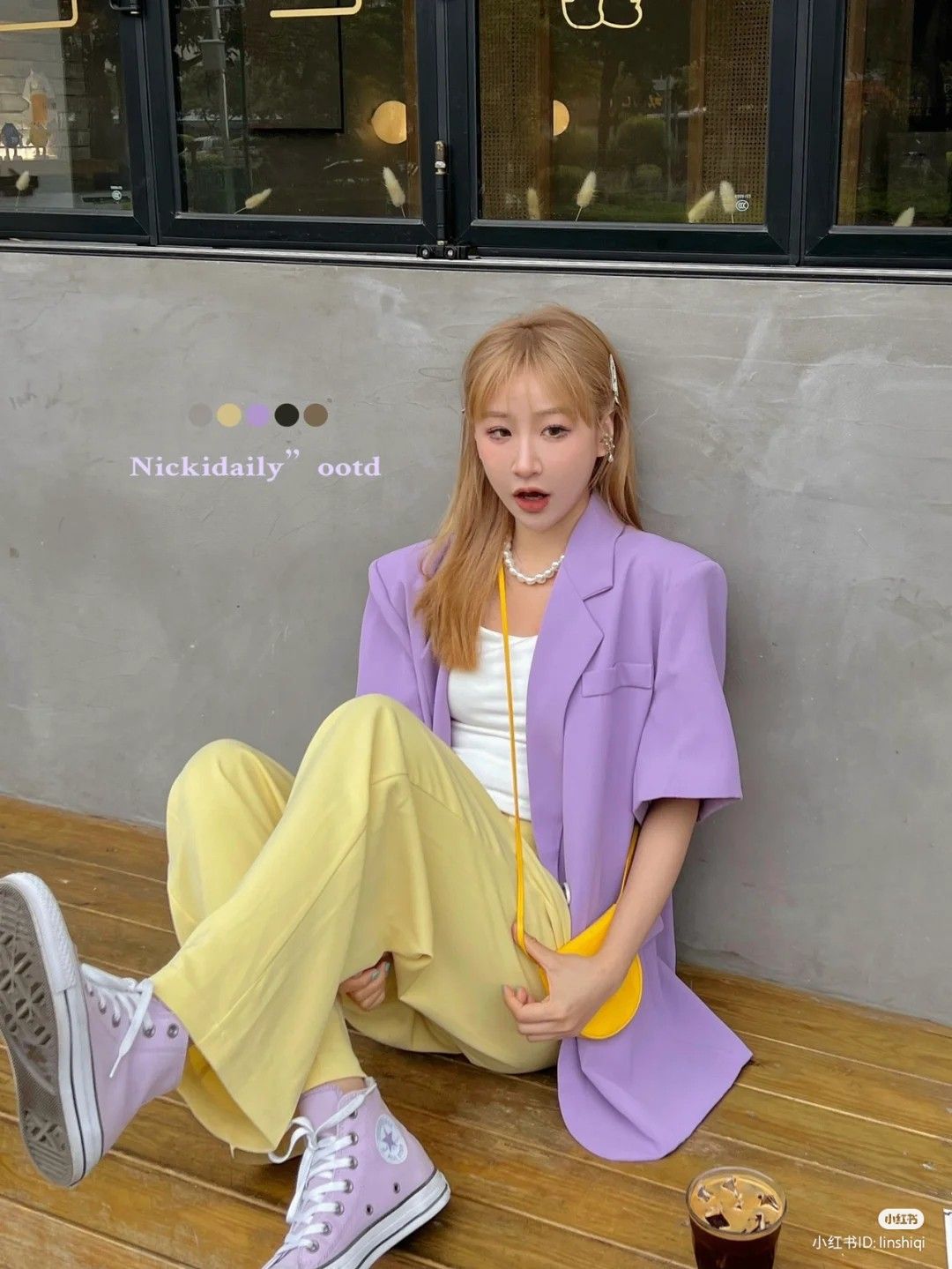 purple and yellow outfit ideas 0018