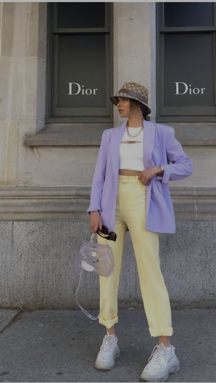 purple and yellow outfit ideas 0036