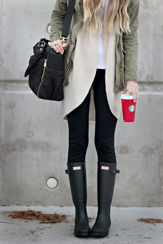 rain boots outfit ideas 0085