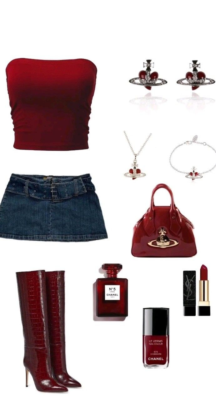 red and black outfit ideas 0030