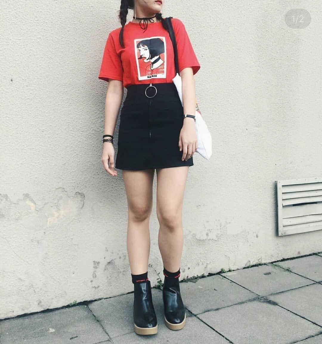 red and black outfit ideas 0099