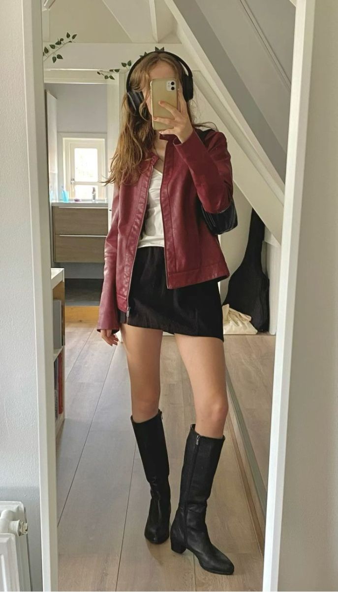 red boots outfit ideas 0035