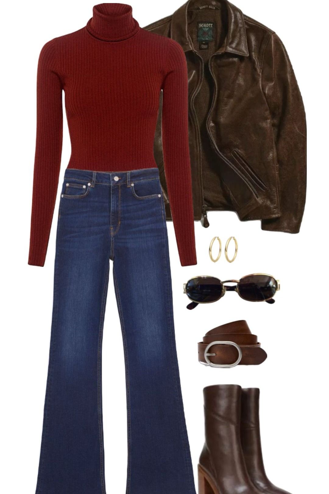 red leather jacket outfit ideas 0065