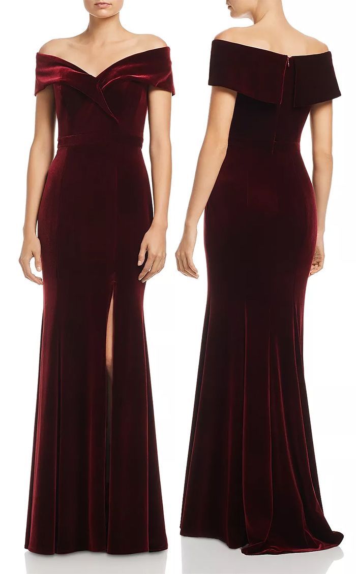 red velvet dress outfit ideas 0060