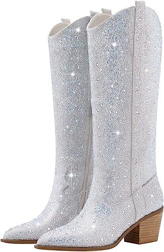 rhinestone boots outfit ideas 0036