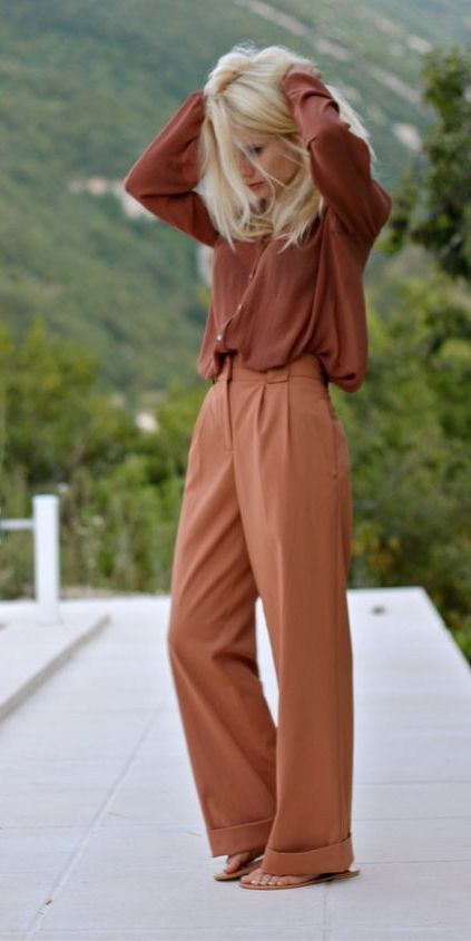 rust color outfit ideas 0018