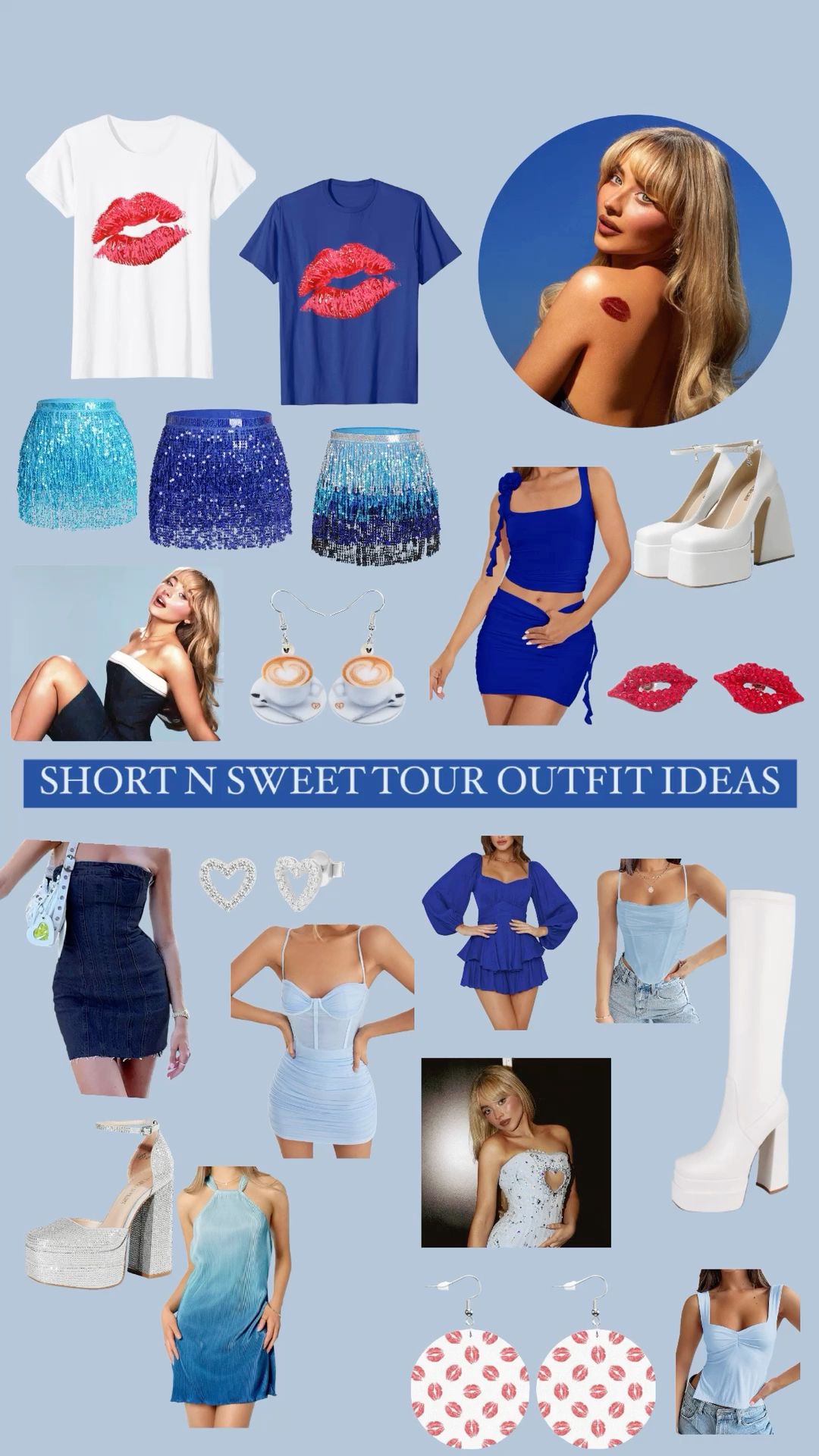 Sabrina Carpenter tour outfit ideas