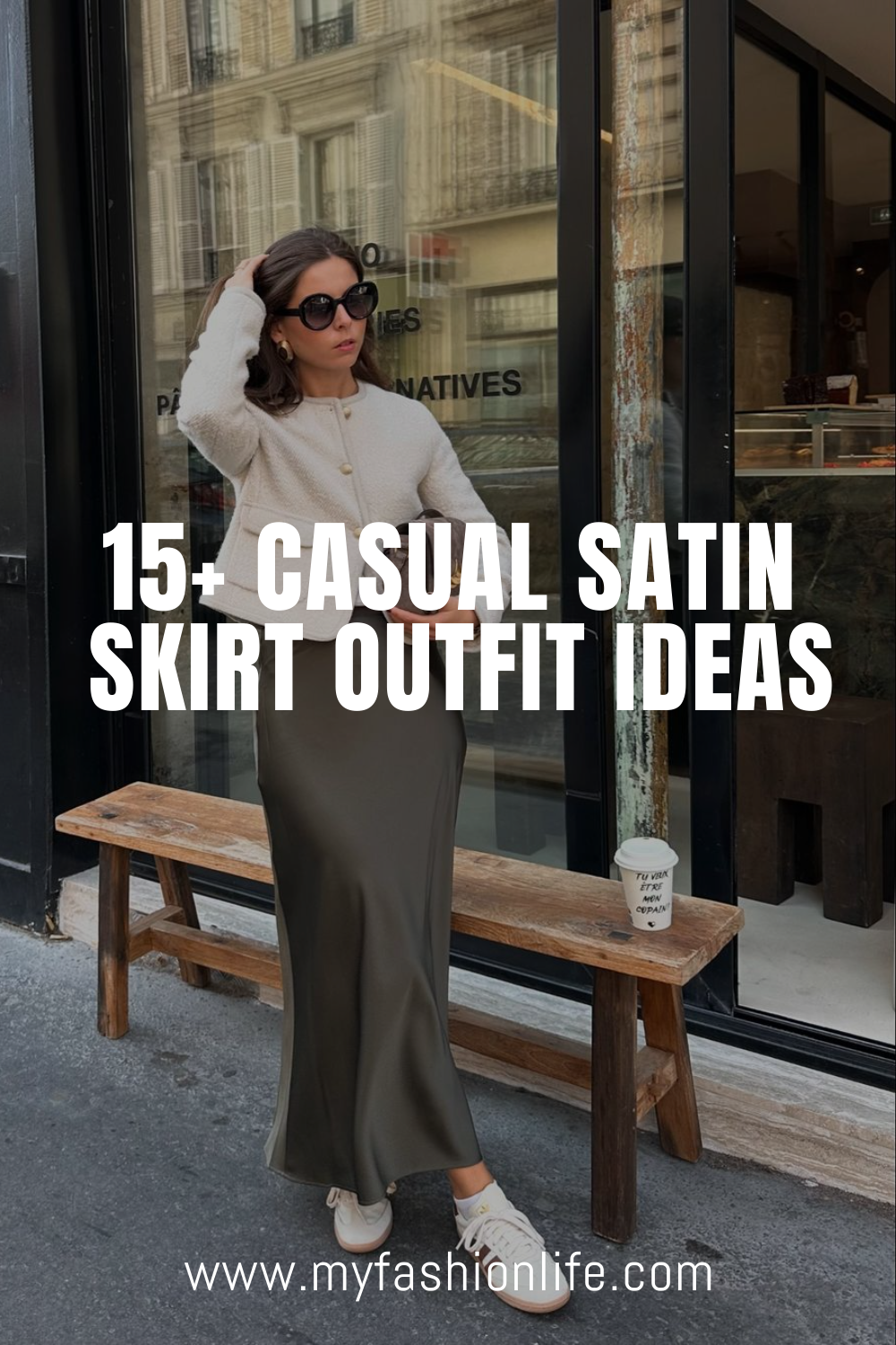 Satin skirt outfit ideas 0059