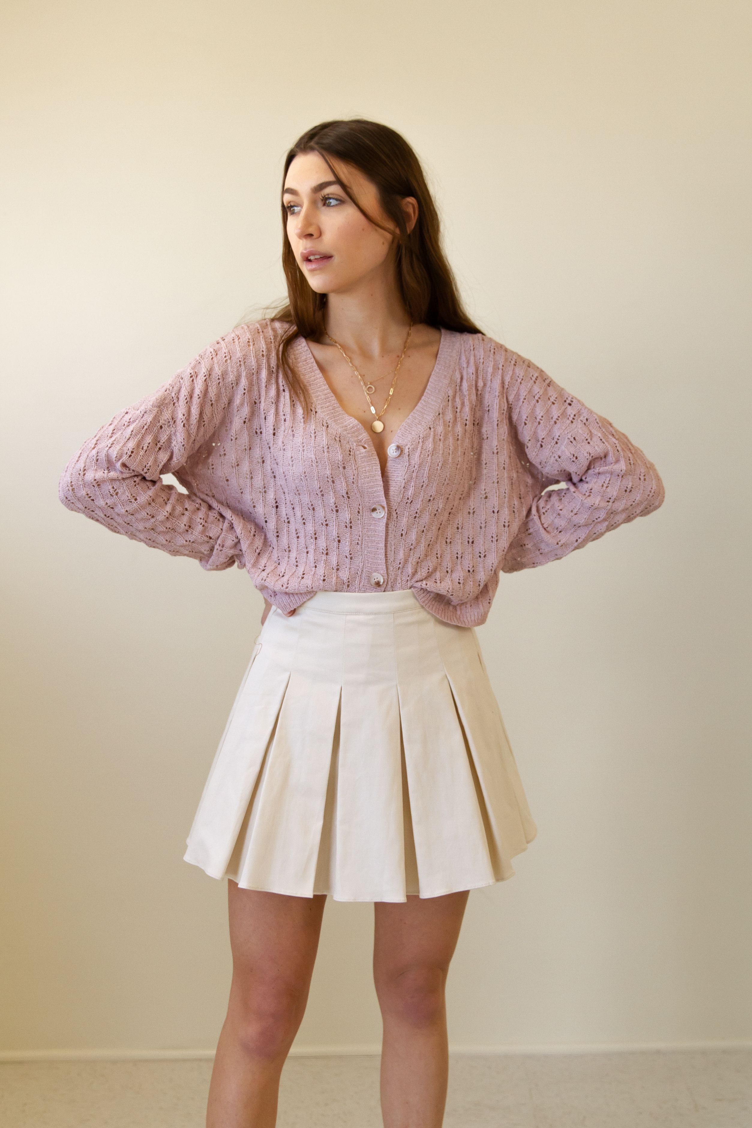 short pleated skirt outfit ideas 0066