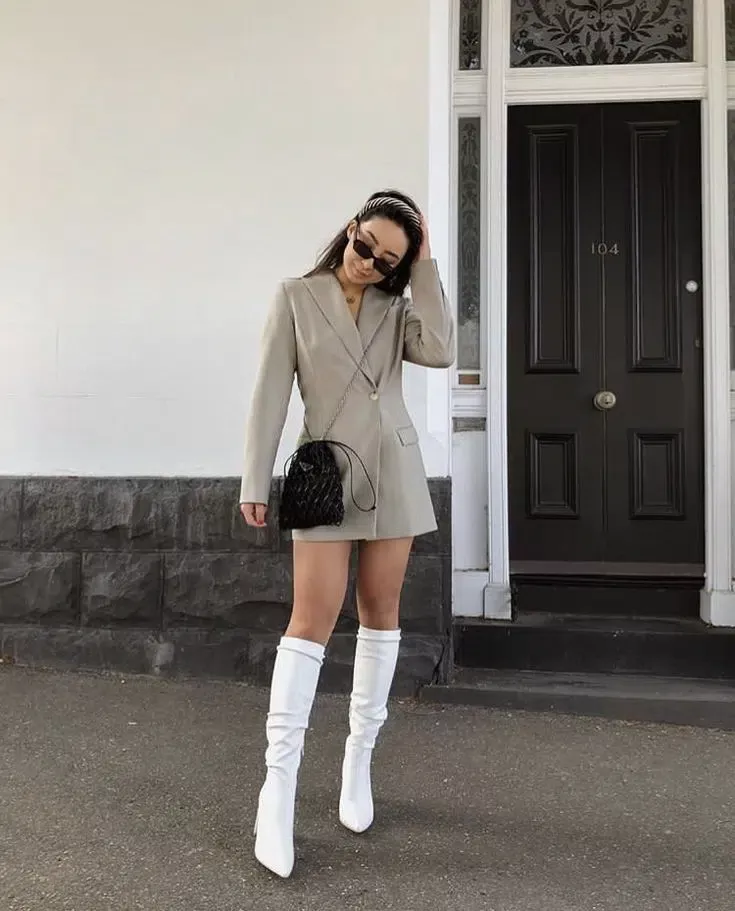 shorts and boots outfit ideas 0051