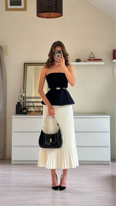 silk midi skirt outfit ideas 0018