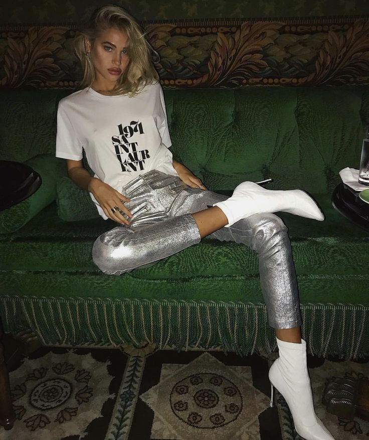 silver boots outfit ideas 0025