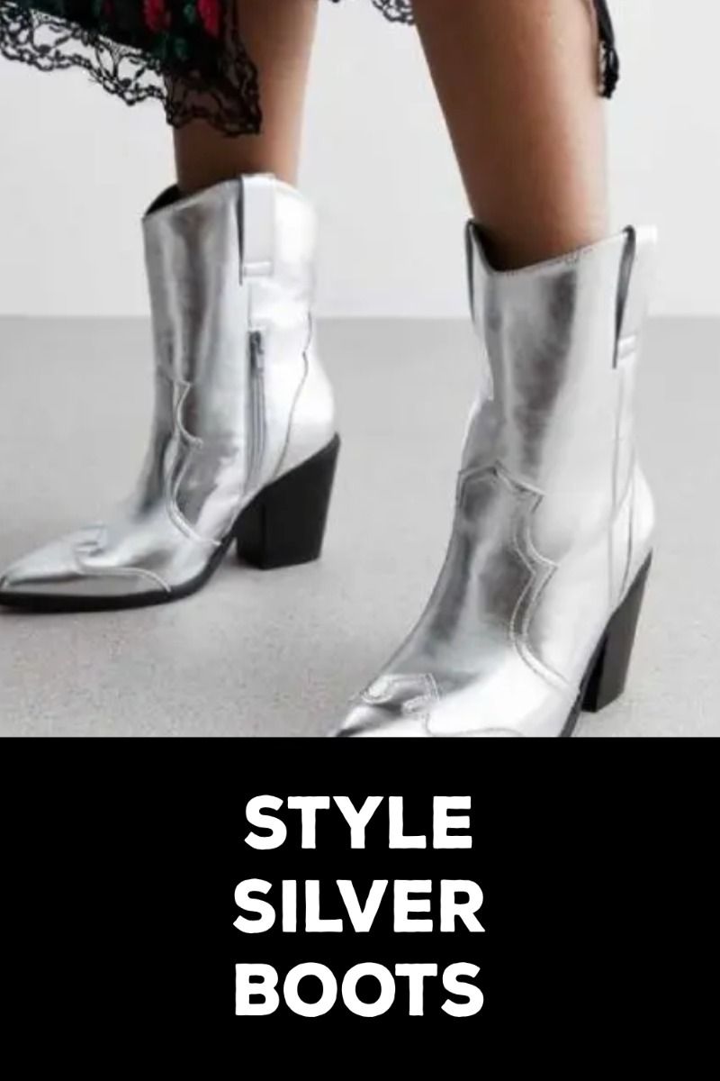 silver boots outfit ideas 0068