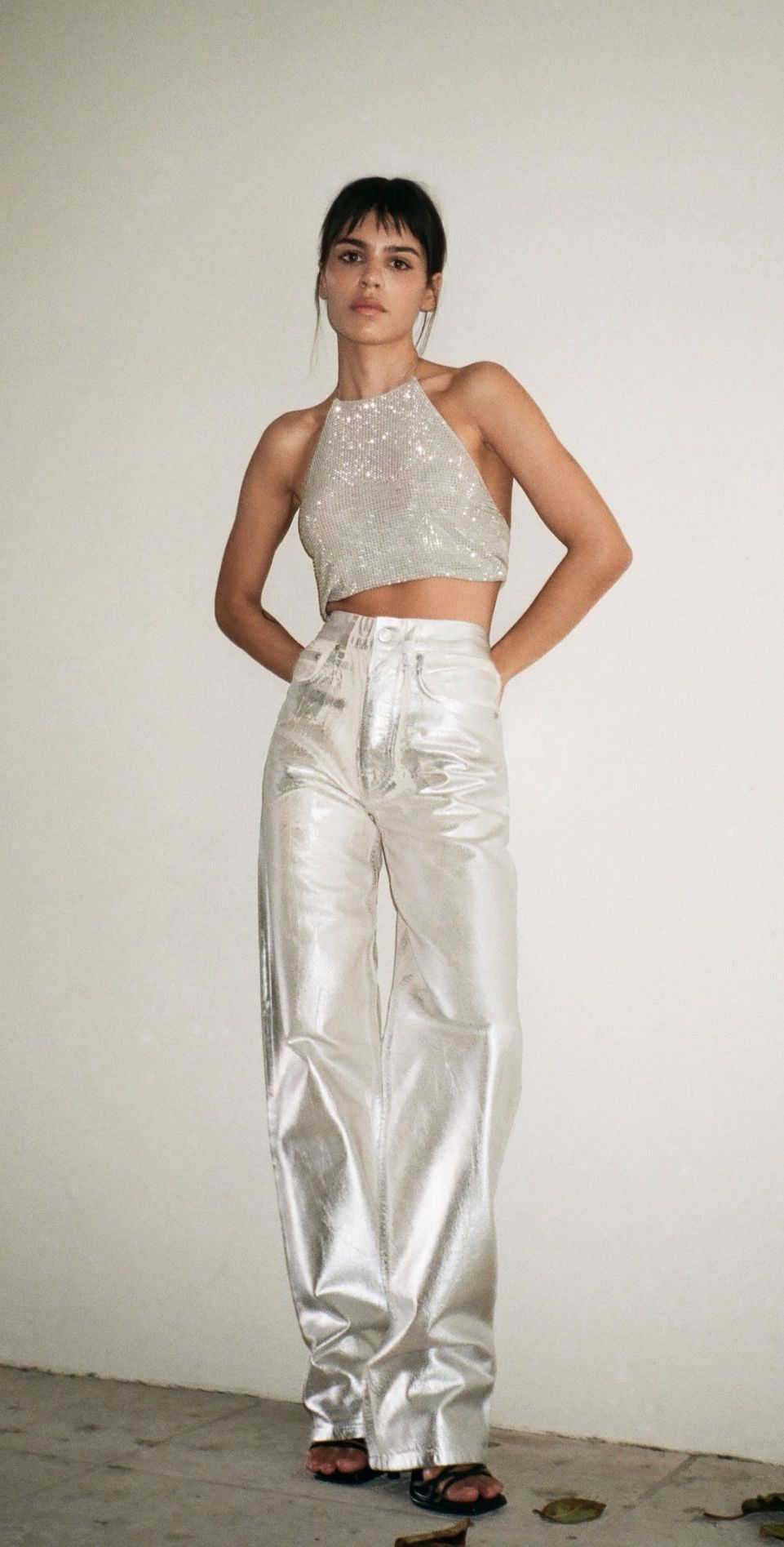 silver pants outfit ideas 0028