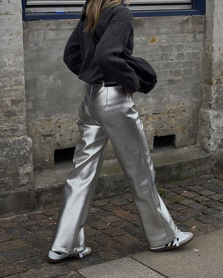 silver pants outfit ideas 0030