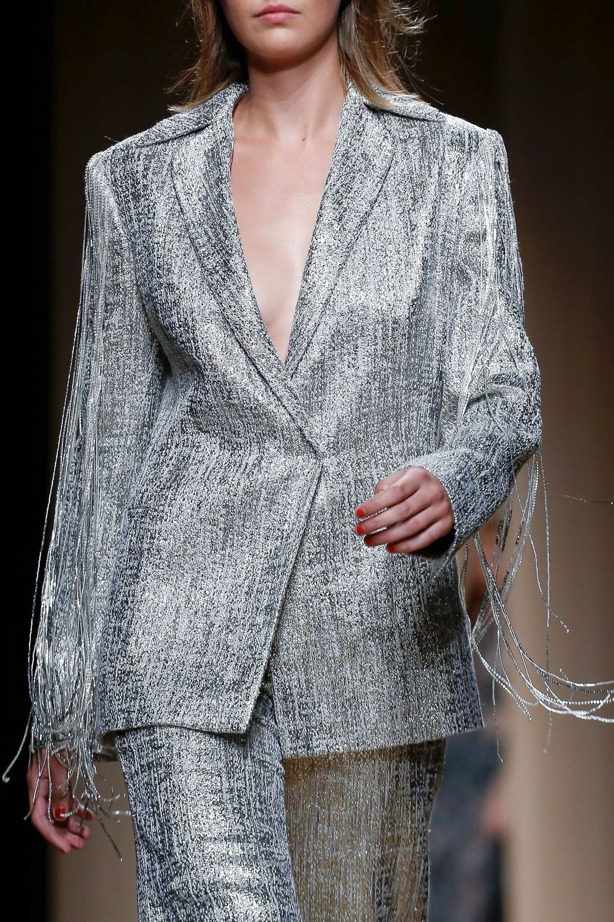 silver sequin blazer outfit ideas 0042