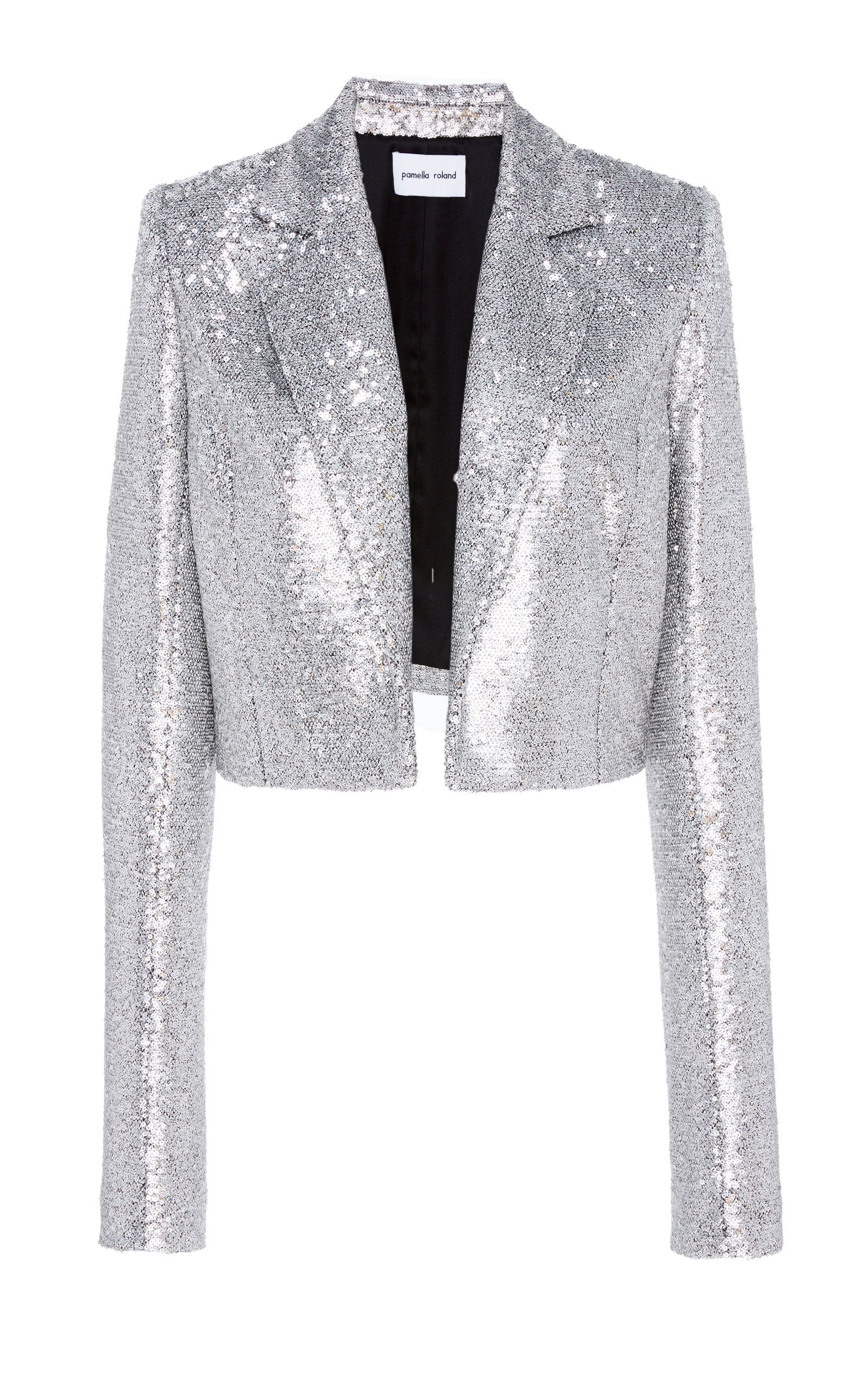 silver sequin blazer outfit ideas 0073