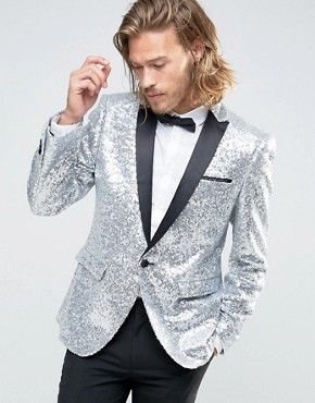 silver sequin blazer outfit ideas 0099