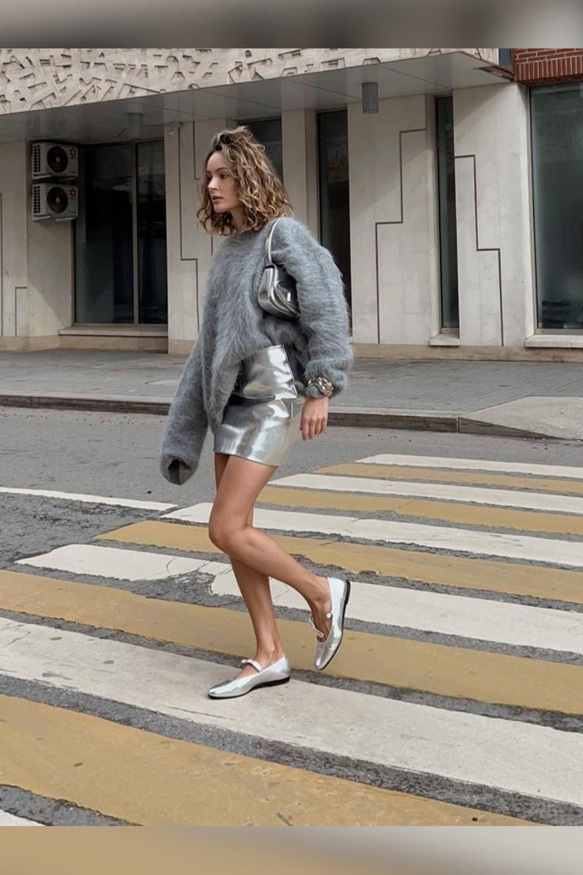 silver shoes outfit ideas 0016