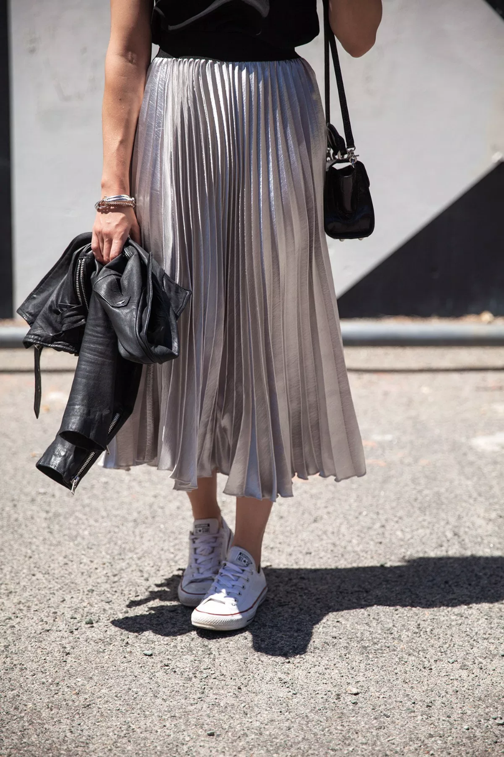 silver skirt outfit ideas 0080