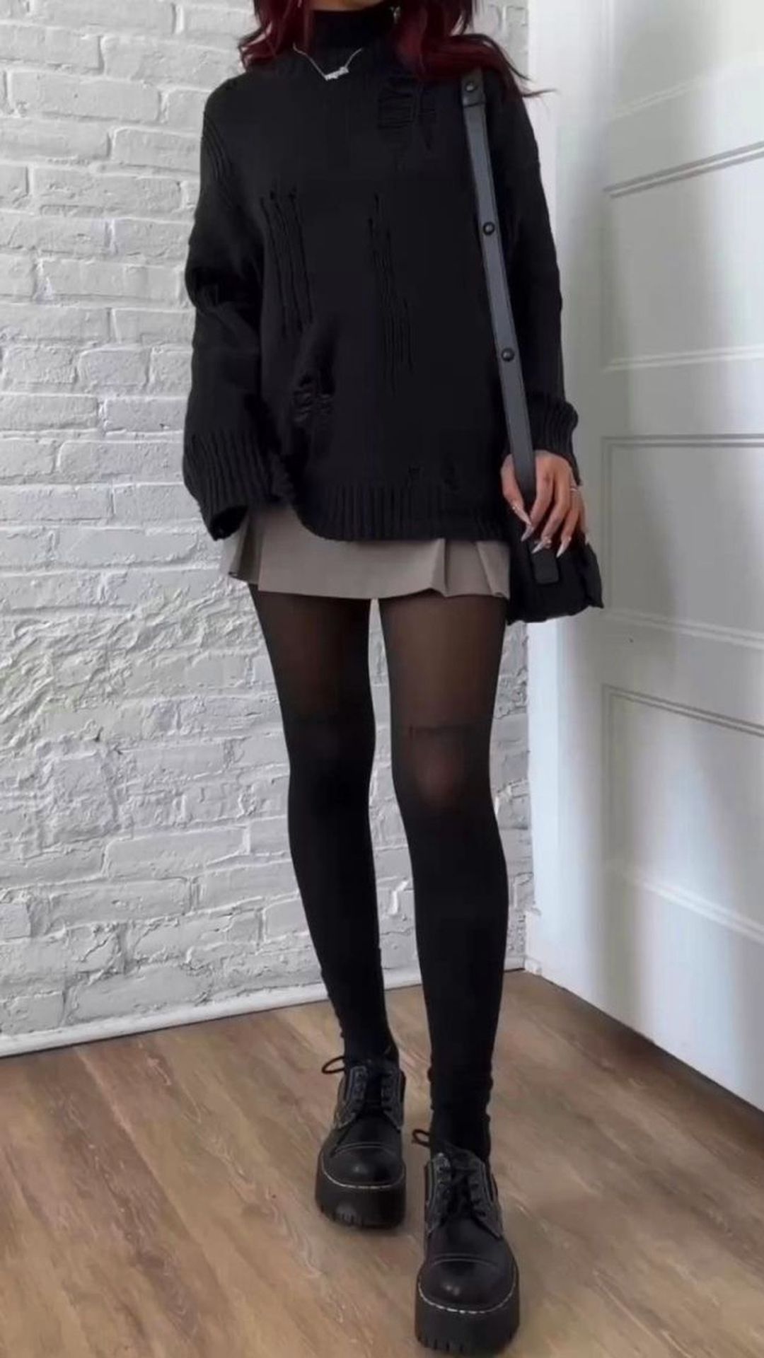 skirt and tights outfit ideas 0011