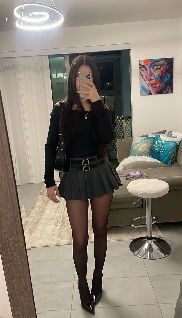 skirt and tights outfit ideas 0014