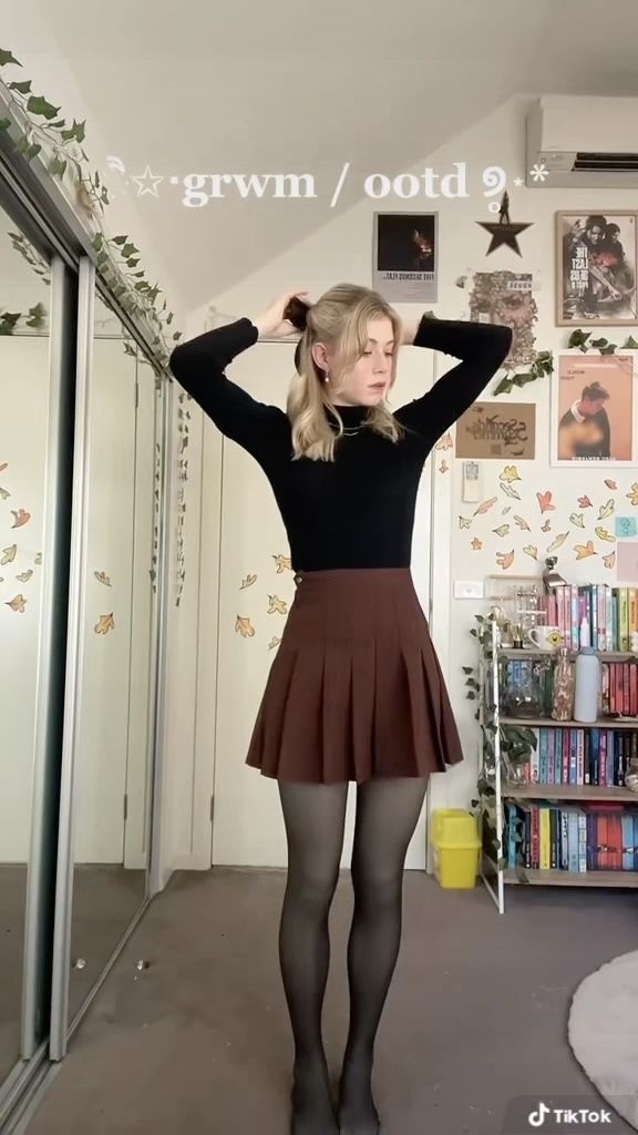 skirt and tights outfit ideas 0082