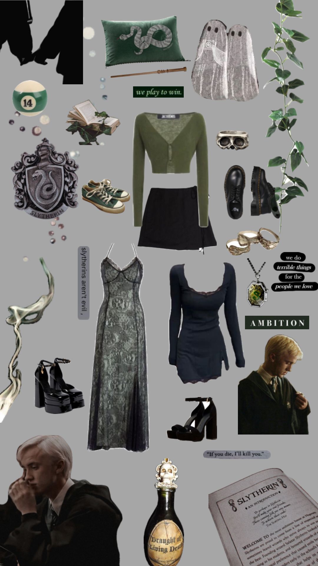 Slytherin outfit ideas for Halloween