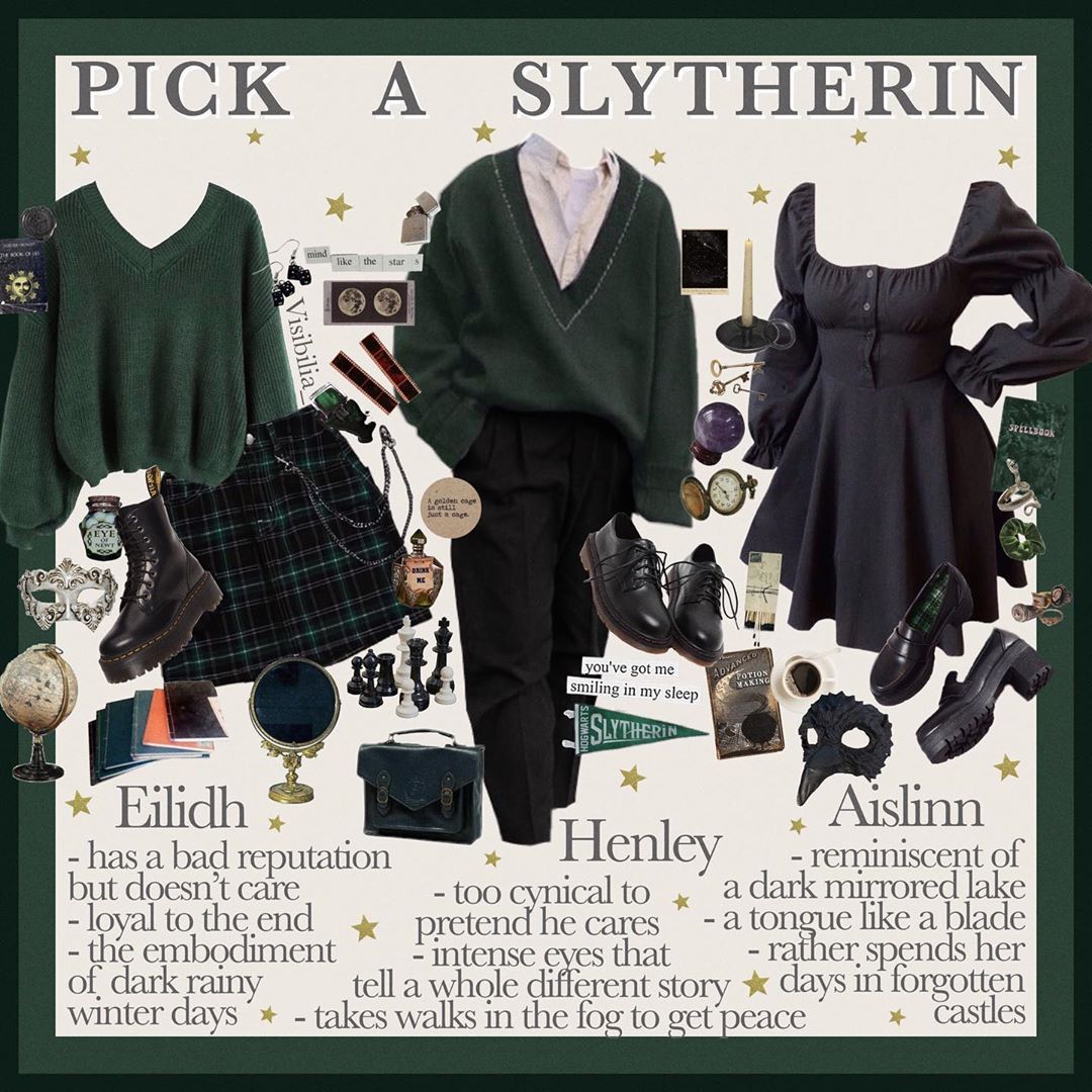 Slytherin outfit ideas 0055