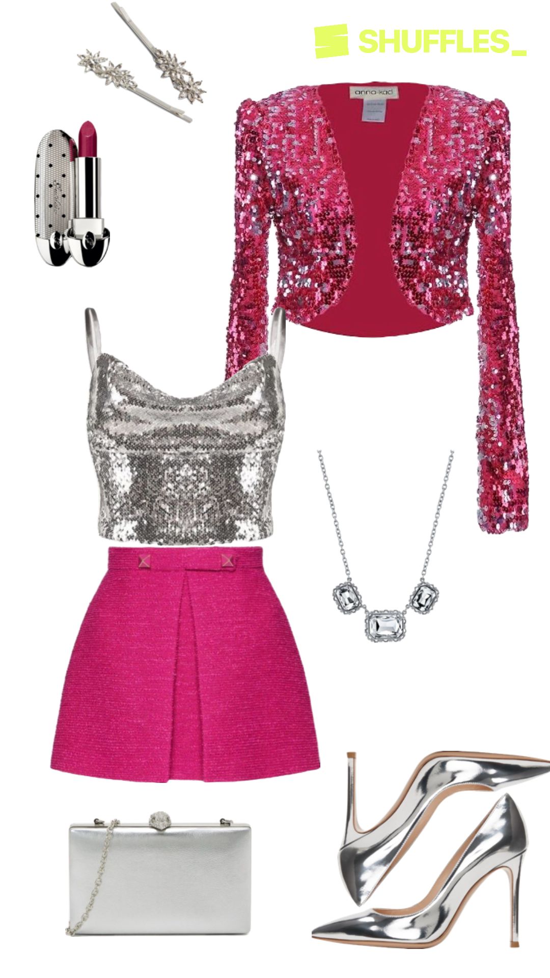 sparkly skirt outfit ideas 0025