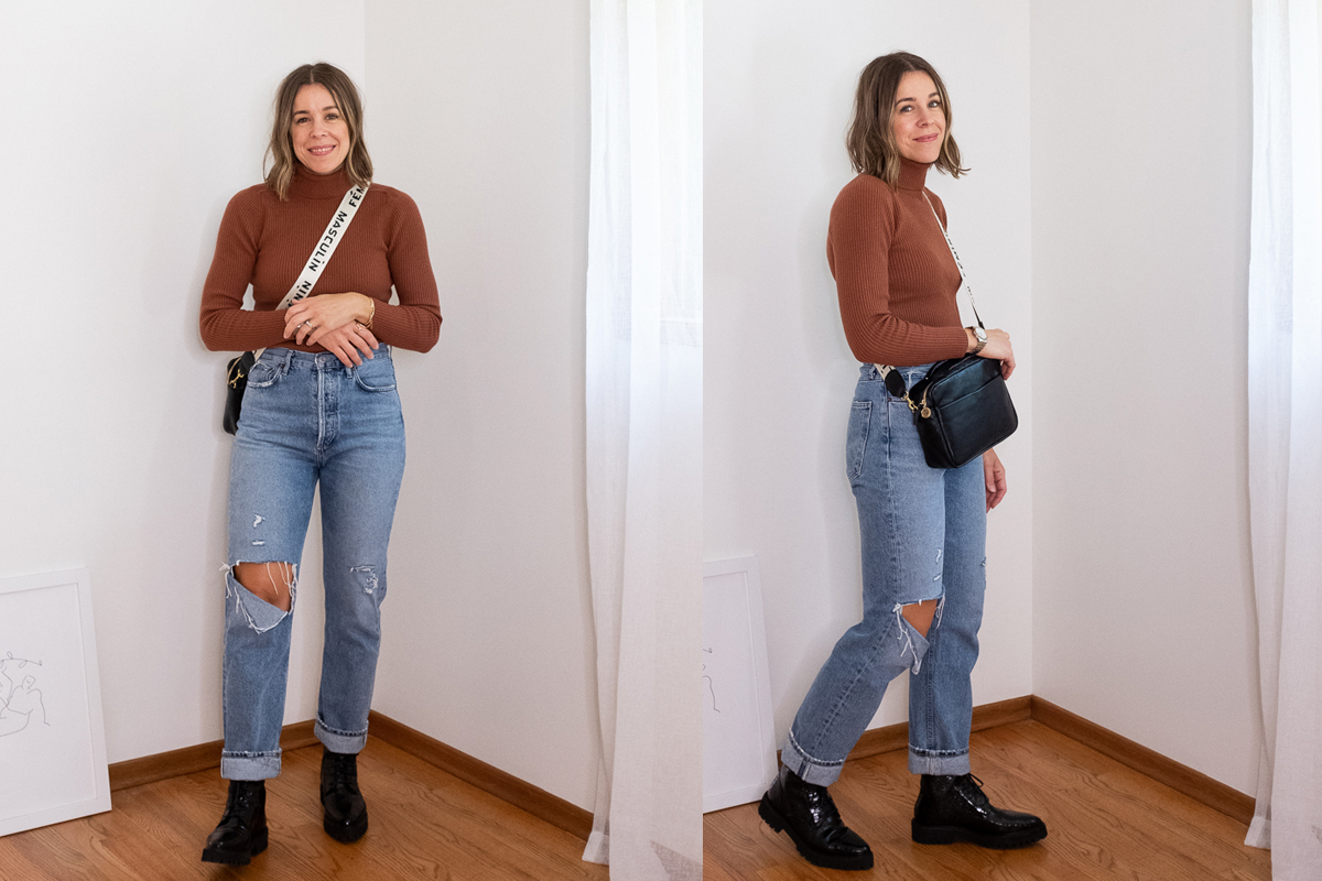 stacked jeans outfit ideas 0050