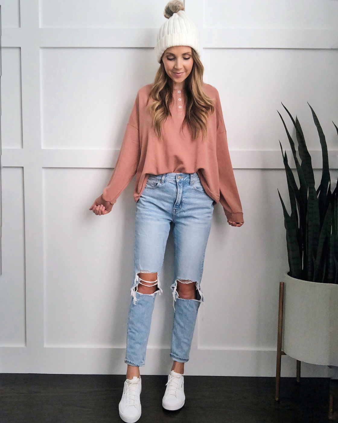 stacked jeans outfit ideas 0067