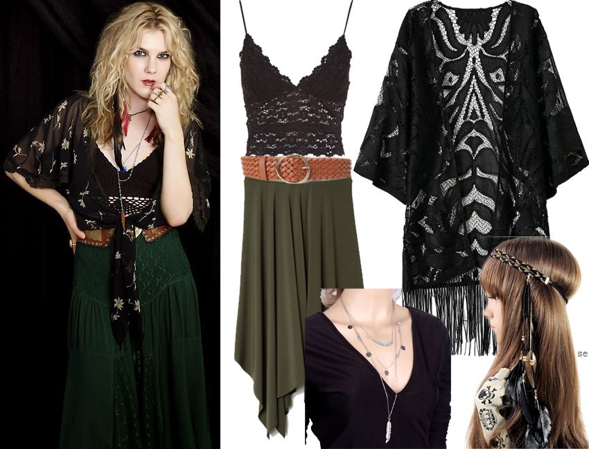 Stevie Nicks outfit ideas 0061