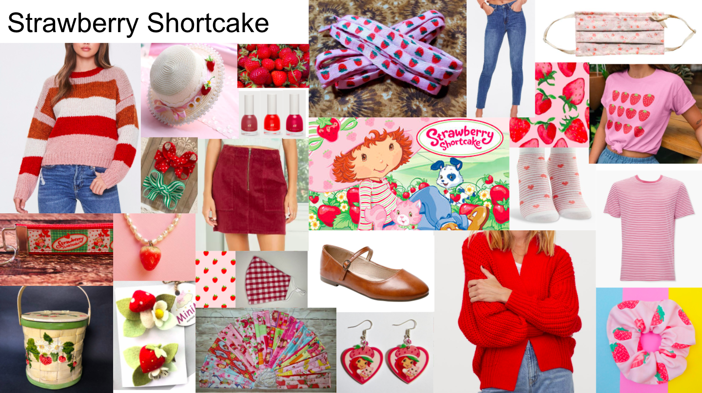 Strawberry Shortcake outfit ideas for special occasions.