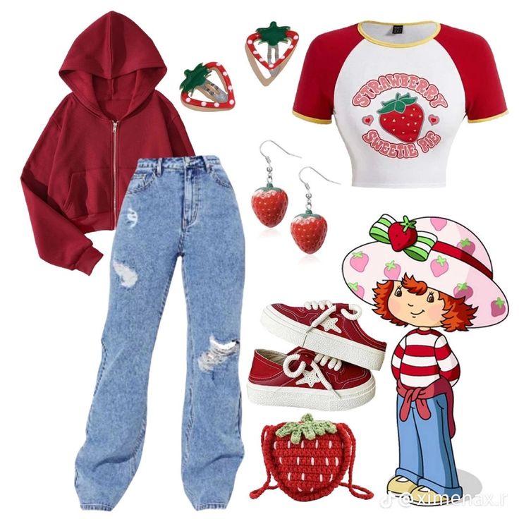 Strawberry Shortcake outfit ideas for summer