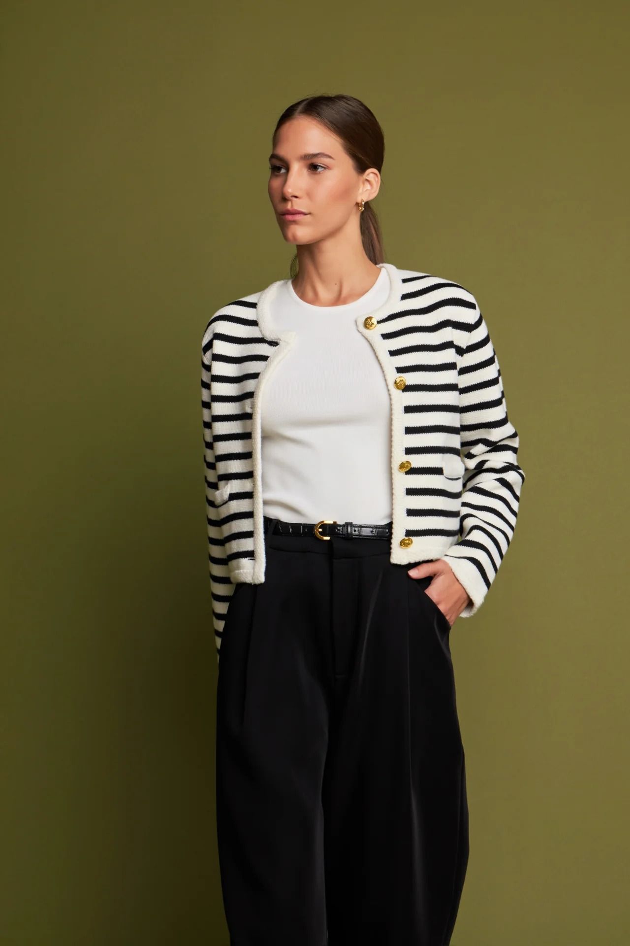 striped cardigan outfit ideas 0028