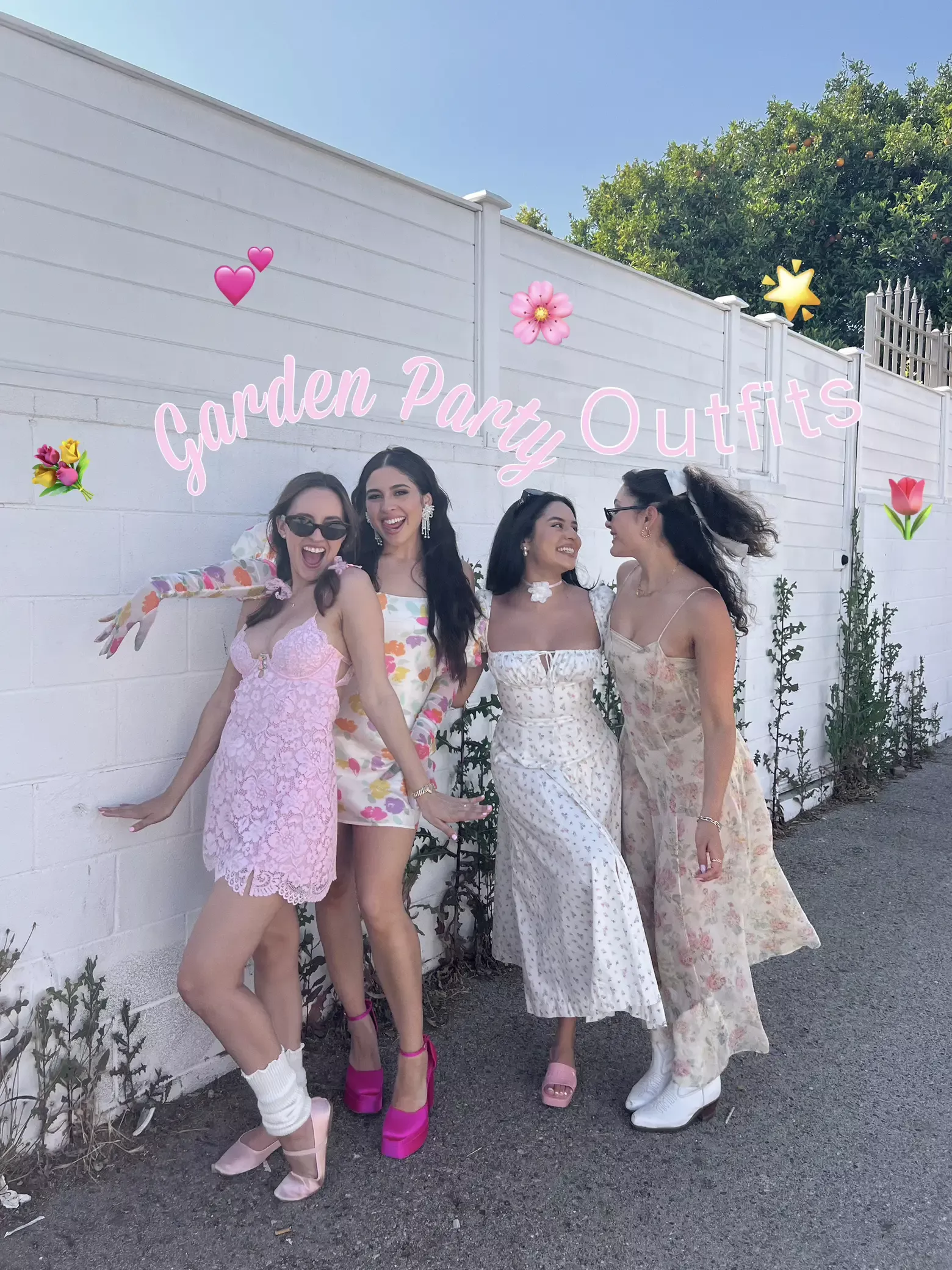 stylish casual garden party looks