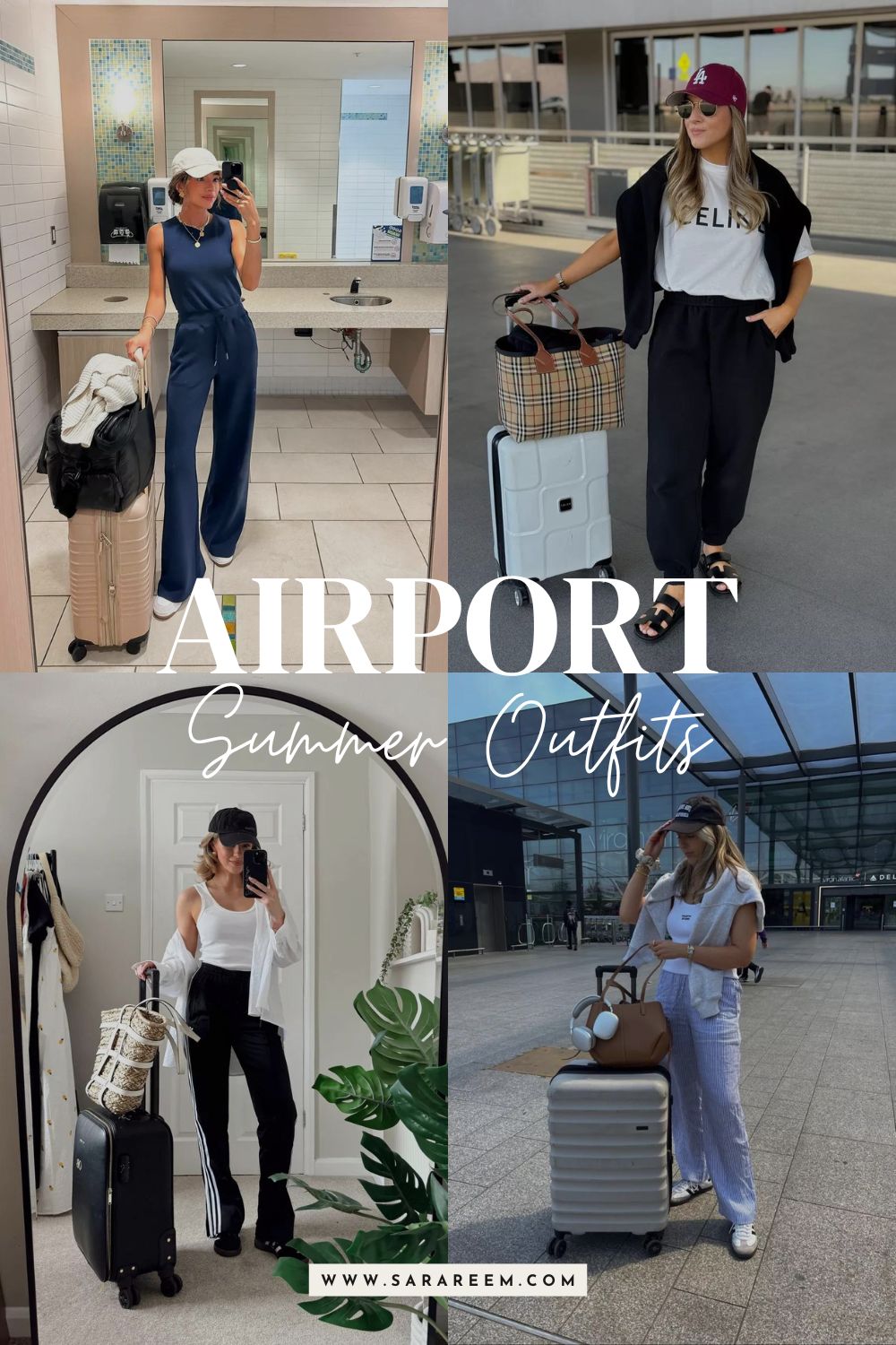 stylish comfy airport outfit ideas for women