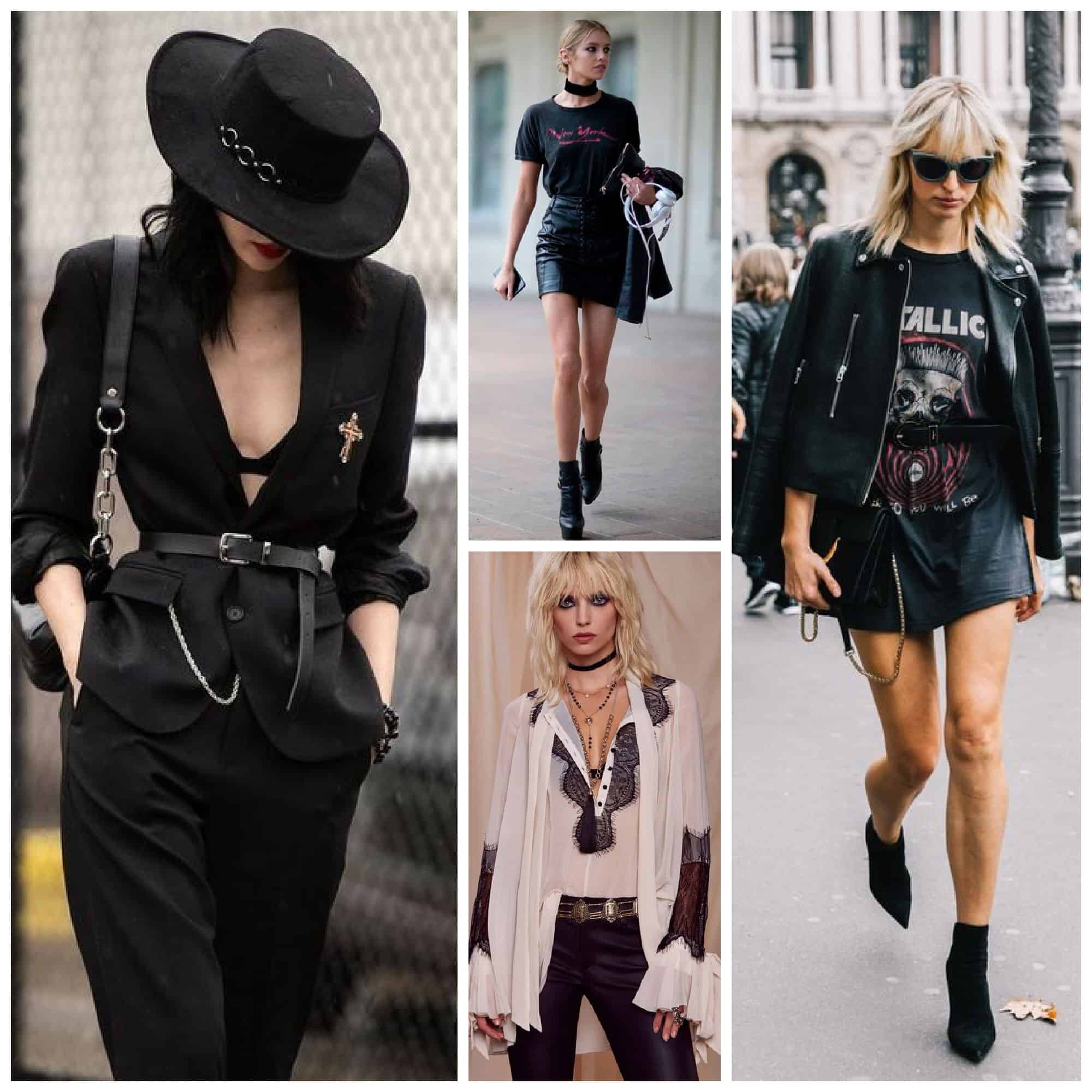 stylish Goth outfit ideas for fall