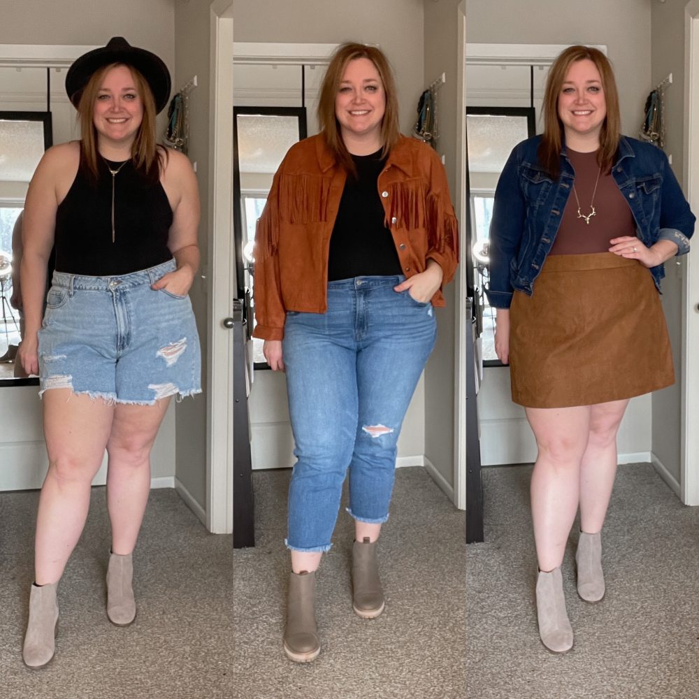 stylish plus size cowgirl looks