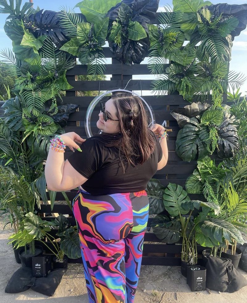 stylish plus size Rave ensembles