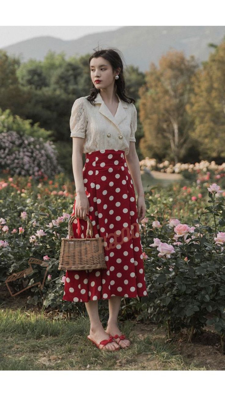 stylish polka dot combinations