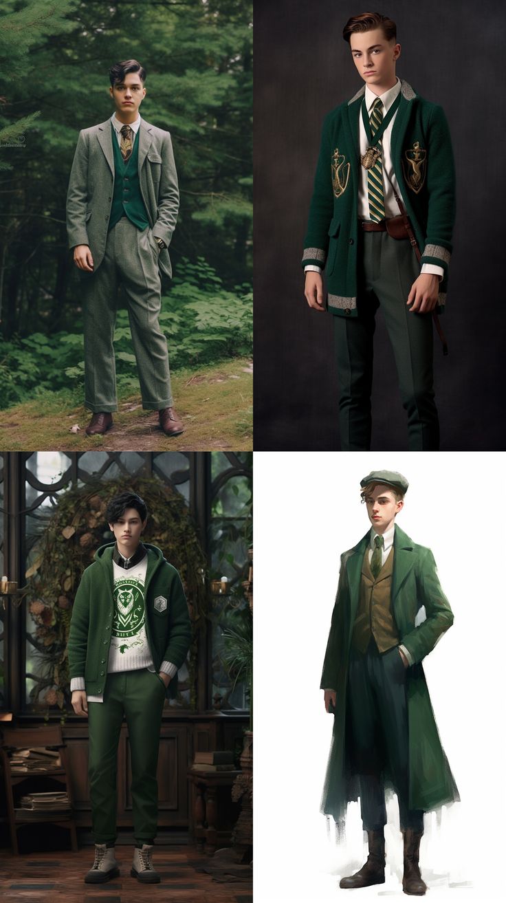 stylish Slytherin outfit ideas for school