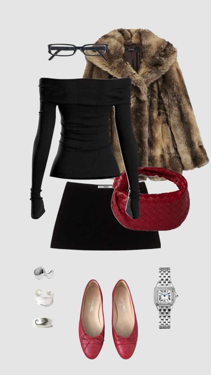 stylish ways to wear fur outfits