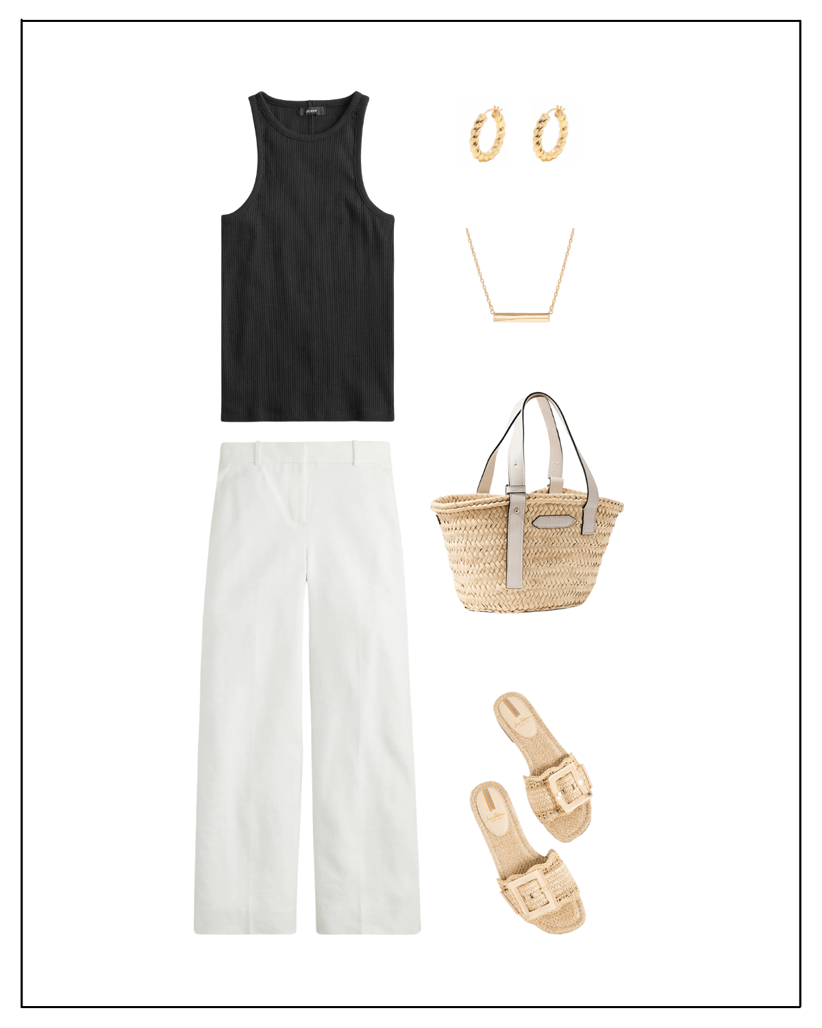 summer white linen pants outfit ideas 0011