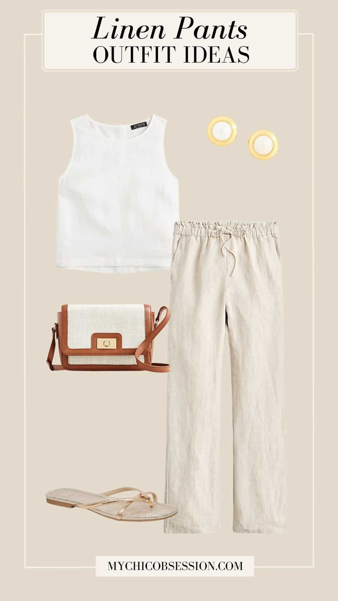 summer white linen pants outfit ideas 0030